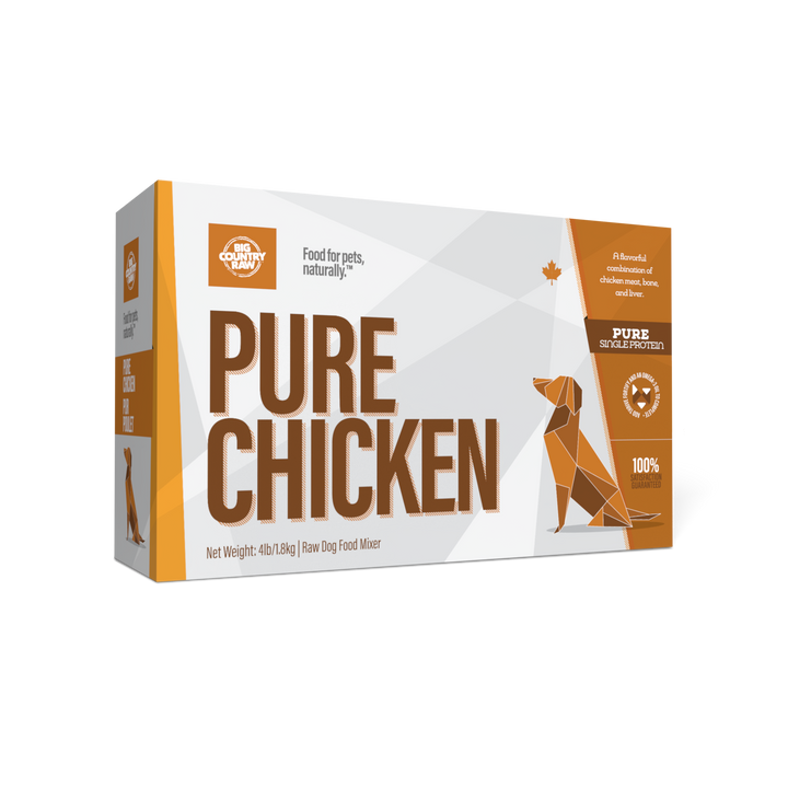 Big Country Raw Pure Chicken Carton - 4 Lb