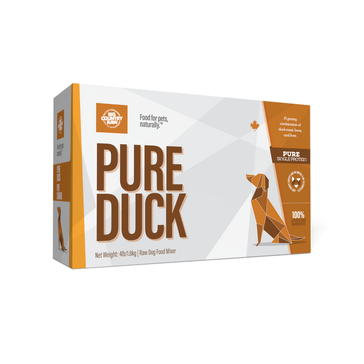 Big Country Raw Pure Duck Carton - 4 Lb