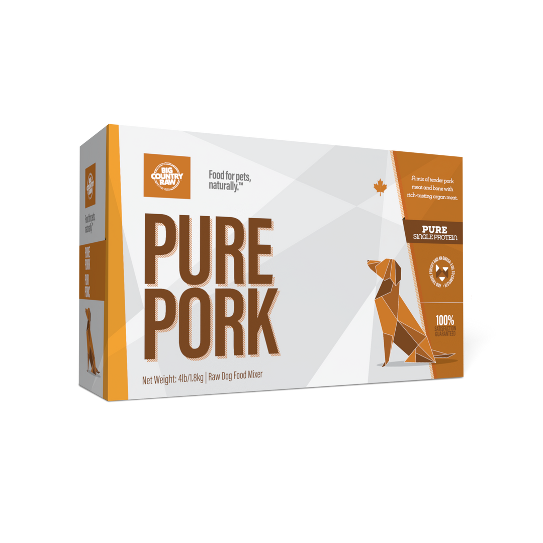 Big Country Raw Pure Pork Carton - 4 Lb
