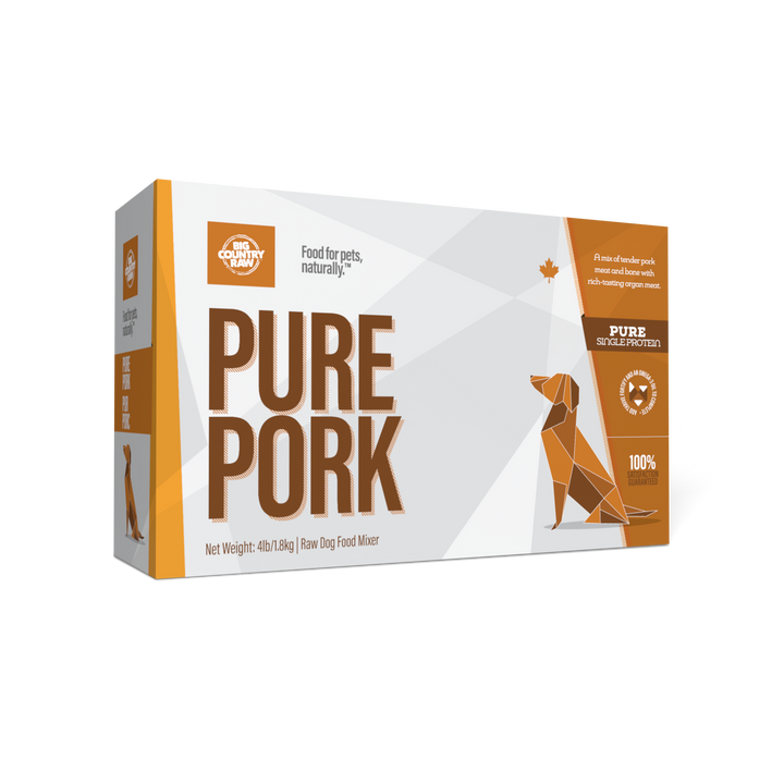 Big Country Raw Pure Pork Carton - 4 Lb