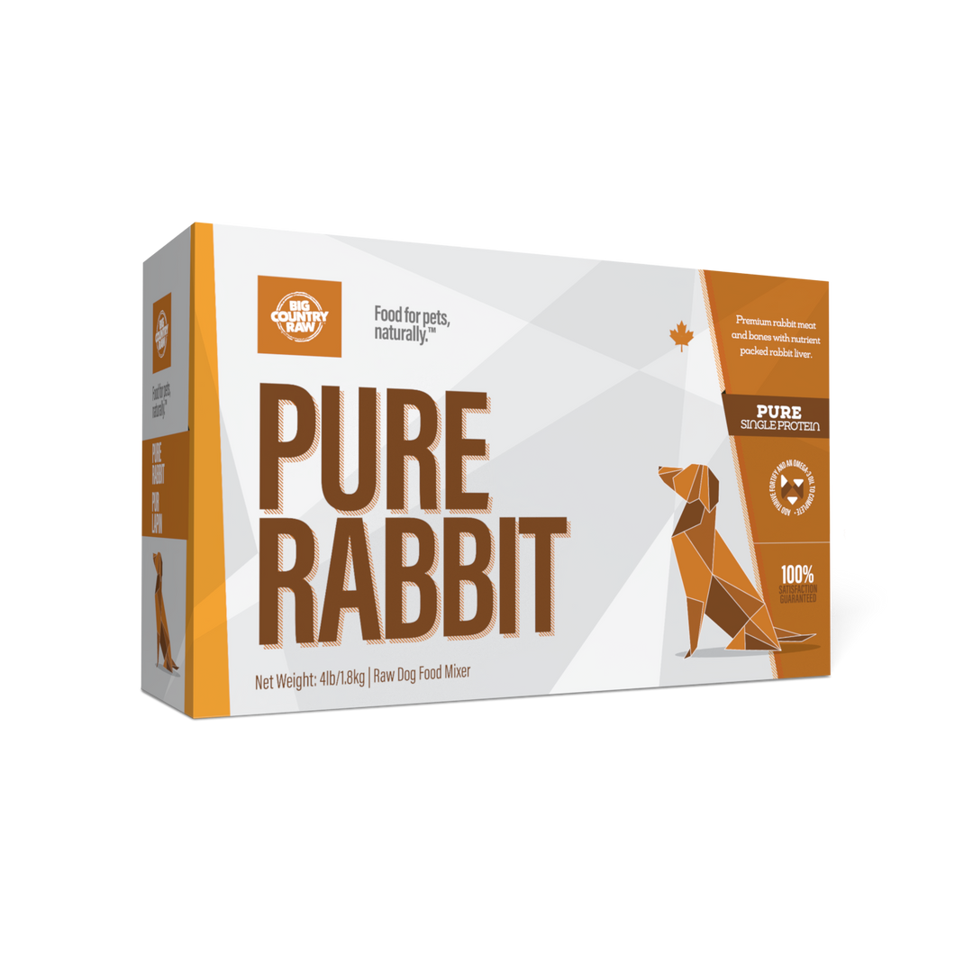 Big Country Raw Pure Rabbit Carton - 4 Lb