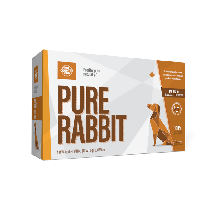 Big Country Raw Pure Rabbit Carton - 4 Lb