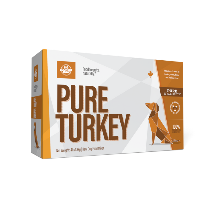Big Country Raw Pure Turkey Carton - 4 Lb