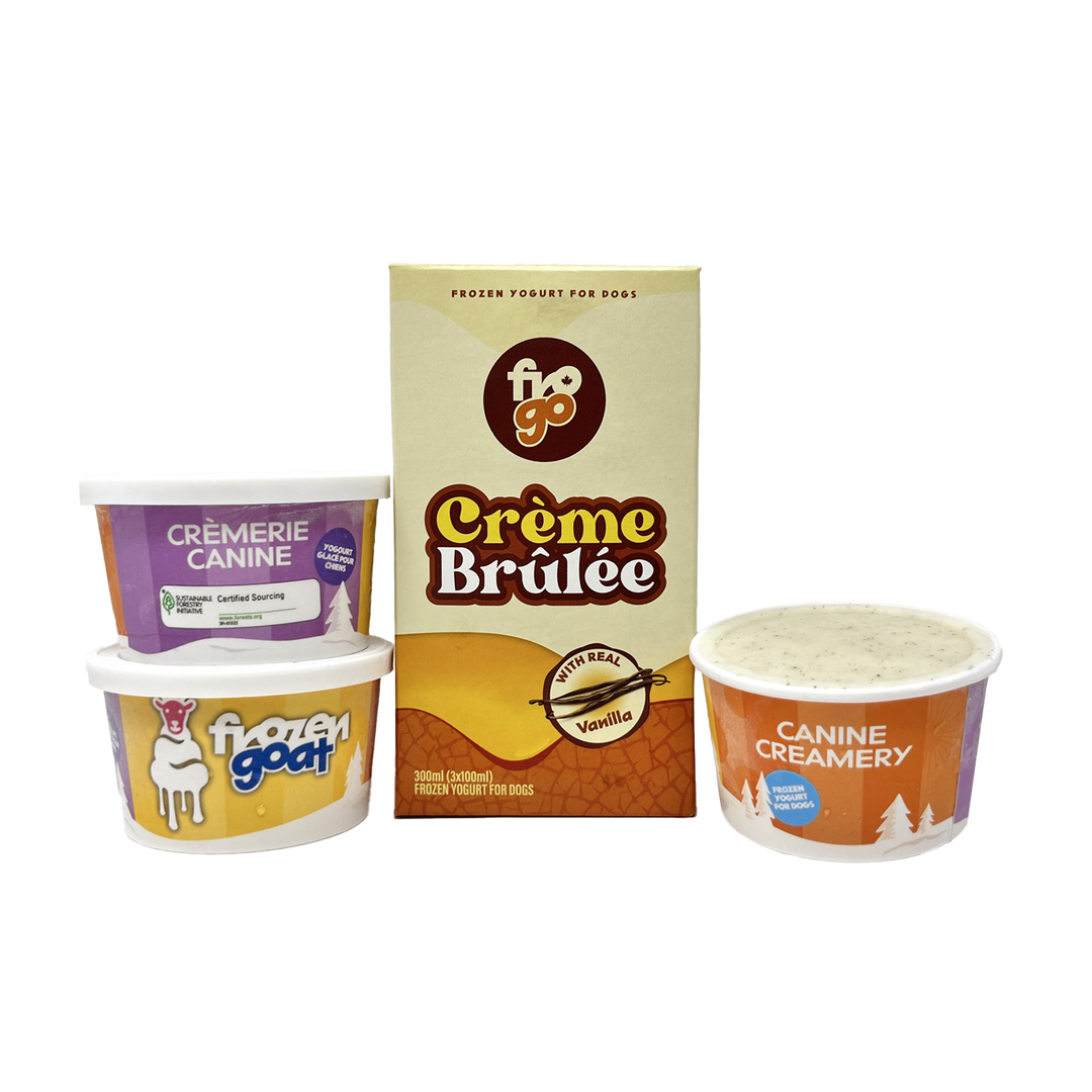 Big Country Raw - Frozen Goat Yogurt - Creme Brulee