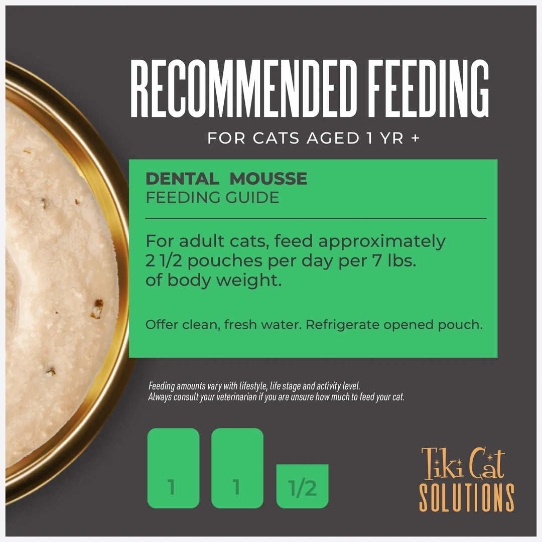 Tiki Cat Solutions Mousse - Dental Chicken - Wet Cat Food