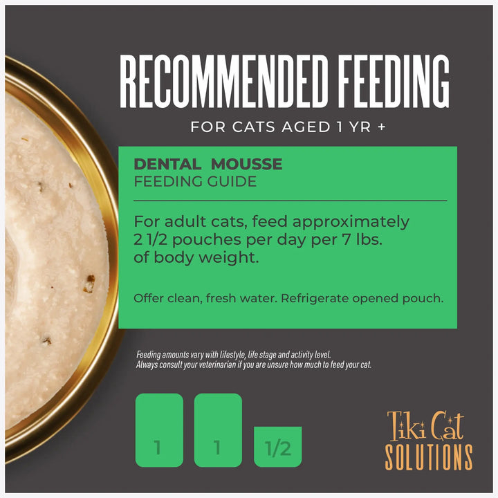 Tiki Cat Solutions Mousse - Dental Chicken - Wet Cat Food