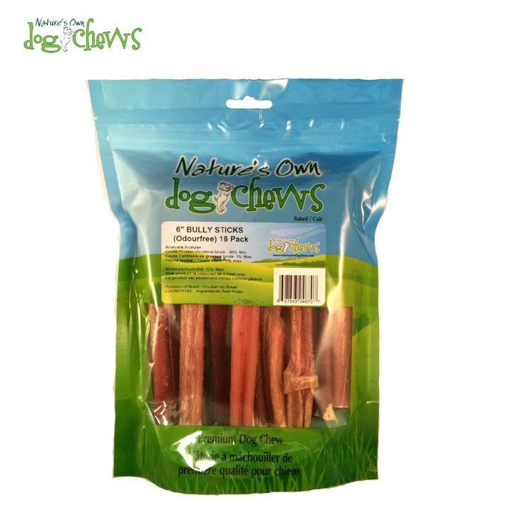 Nature's Own Odourfree Bully Sticks Multipack Dog Treats