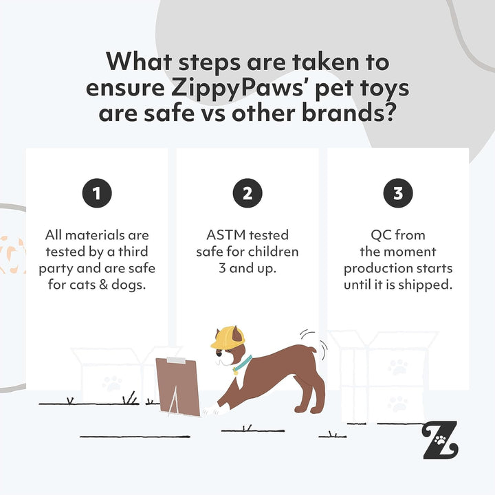 Zippy Paws Happy Hour Crusherz Dog Toy - Rose