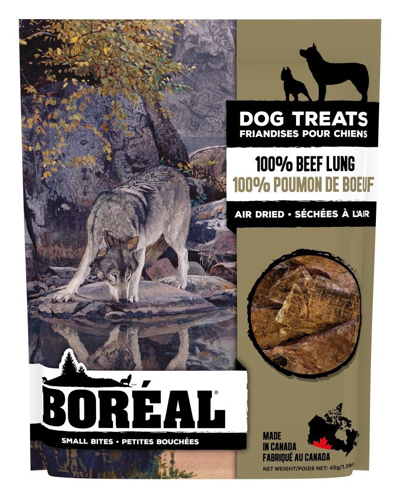 Boreal 100% Beef Lung Small Bites Dog Treats