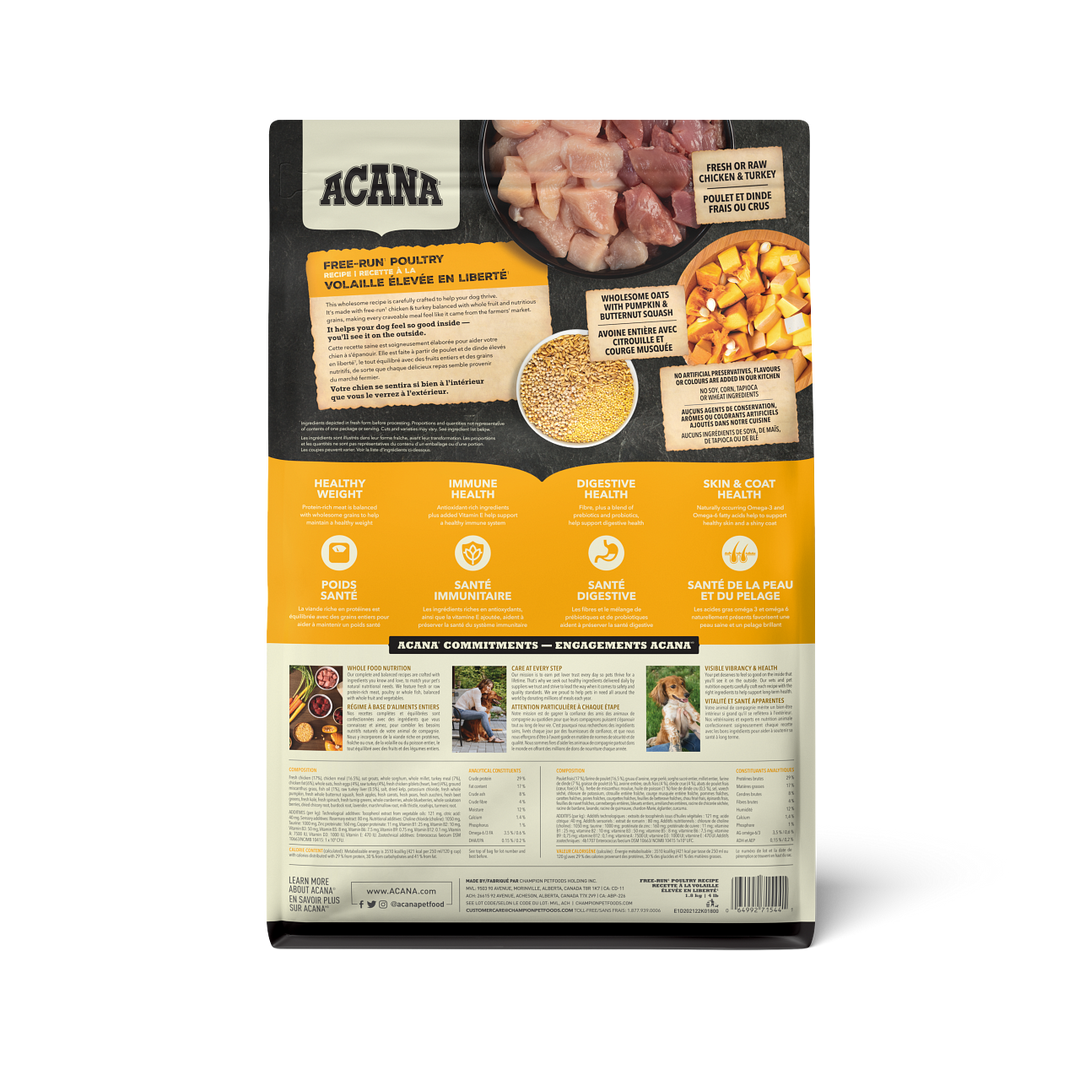 Acana Healthy Grains Free-Run Poultry Dog Food