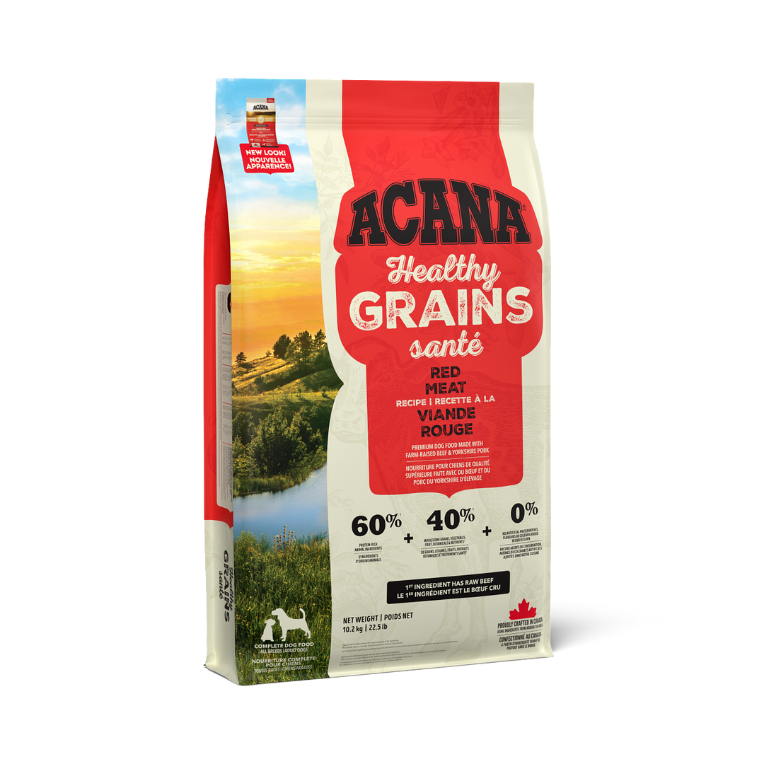 Acana Display Sign Acana Healthy Grains Ranch-Raised Red Meat Dog Food – fetchy