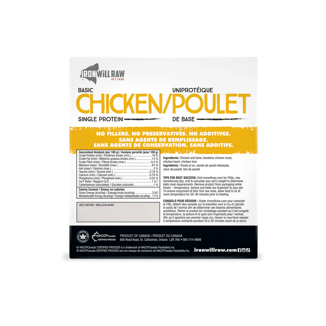 Iron Will Basic Chicken Raw Feline Recipe