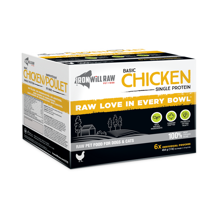 Iron Will Basic Chicken Raw Dog Food