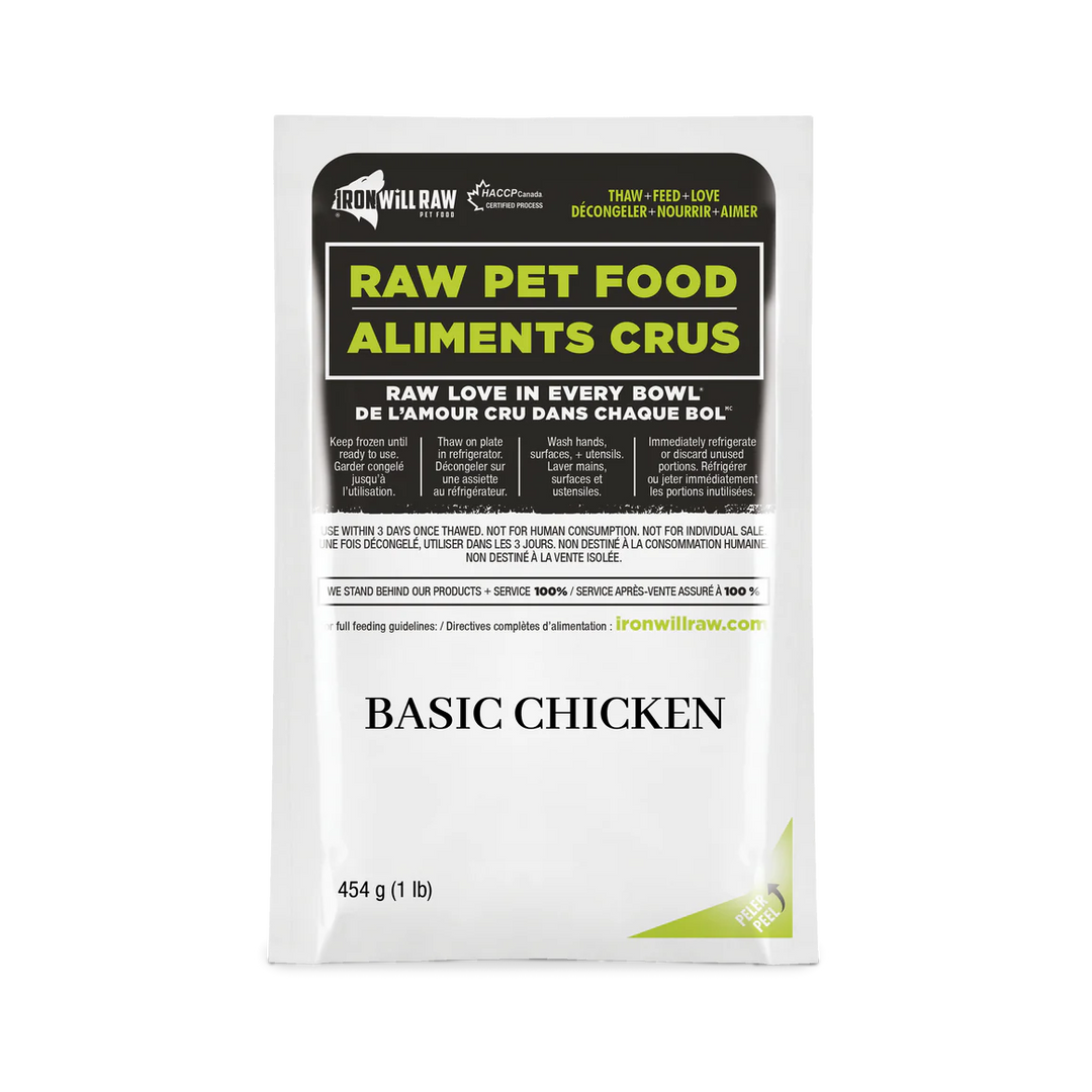 Iron Will Basic Chicken Raw Feline Recipe