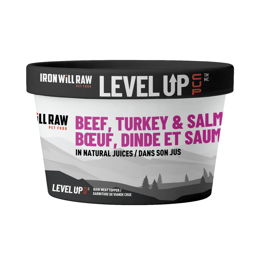 Iron Will Level Up Cup Raw Dog Food (4 OZ)