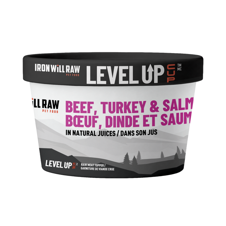 Iron Will Level Up Cup Raw Dog Food (4 OZ)