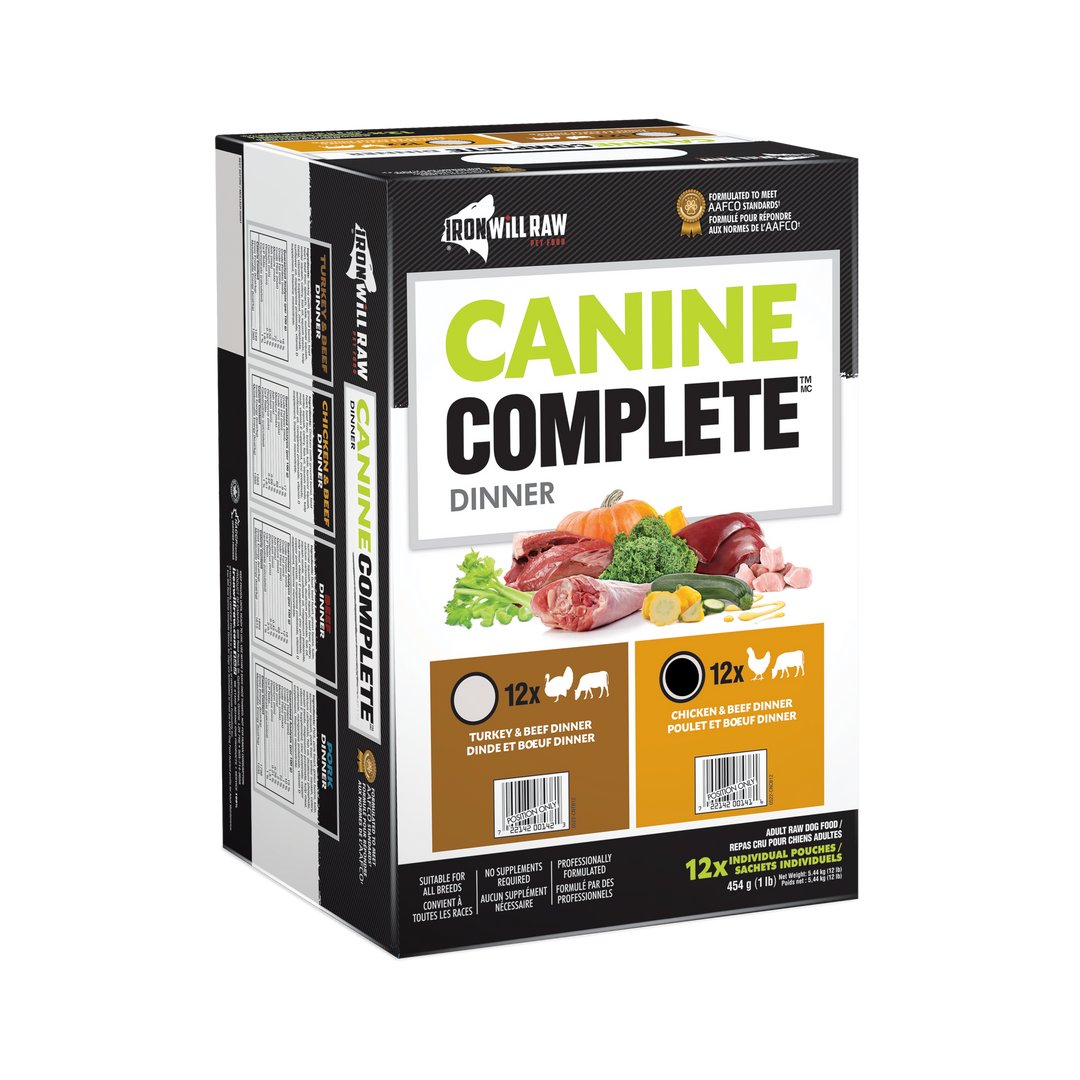 Iron Will Canine Complete Chicken & Beef Dinner Raw Dog Food