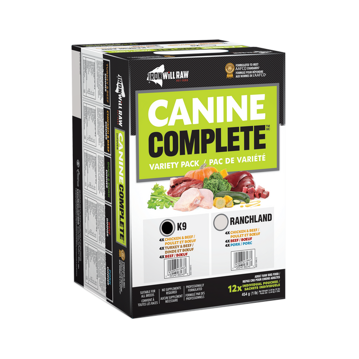 Iron Will Canine Complete K9 Variety Pack (12LB)