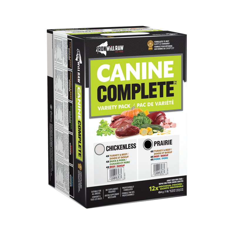 Iron Will Canine Complete Prairie Variety Pack (12LB)