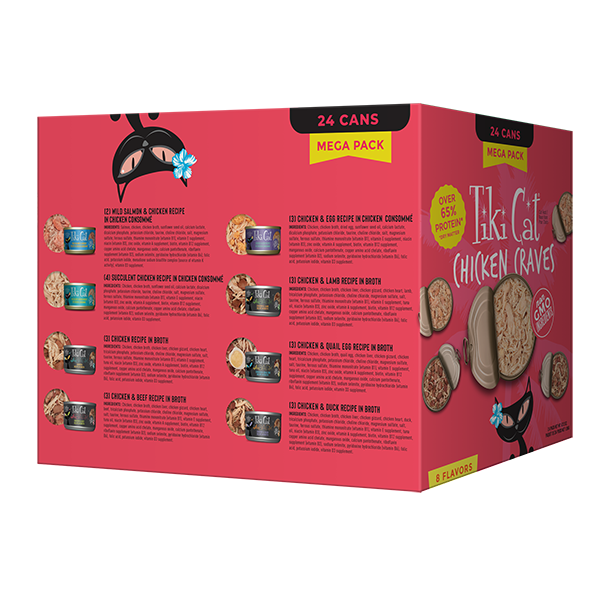 Tiki Cat Mega Packs Chicken Craves (24 cans)