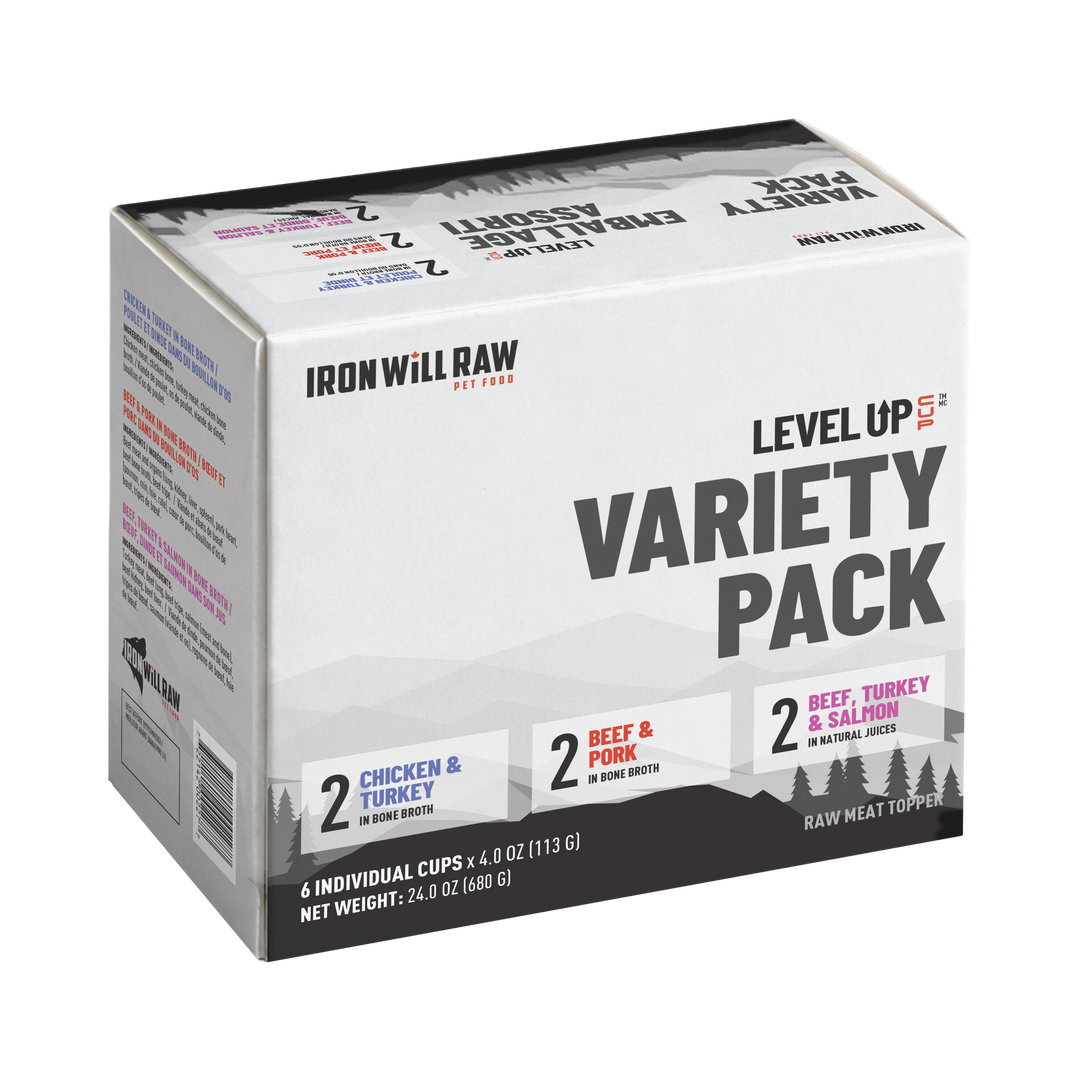 Iron Will Level Up Cup Raw Dog Food (4 OZ)