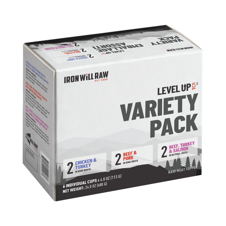 Iron Will Level Up Cup Raw Dog Food (4 OZ)