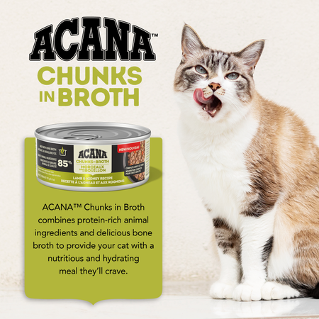 Acana Lamb & Kidney Chunks in Broth - Wet Cat Food