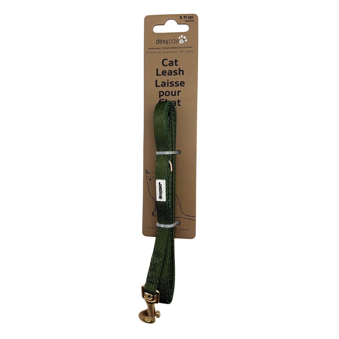 Dexypaws Polyester Leash for Cats - 5 ft
