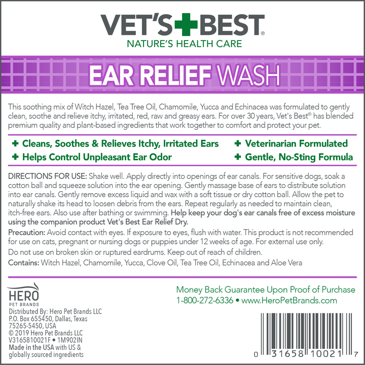 Vet's Best Ear Relief Wash for Dogs
