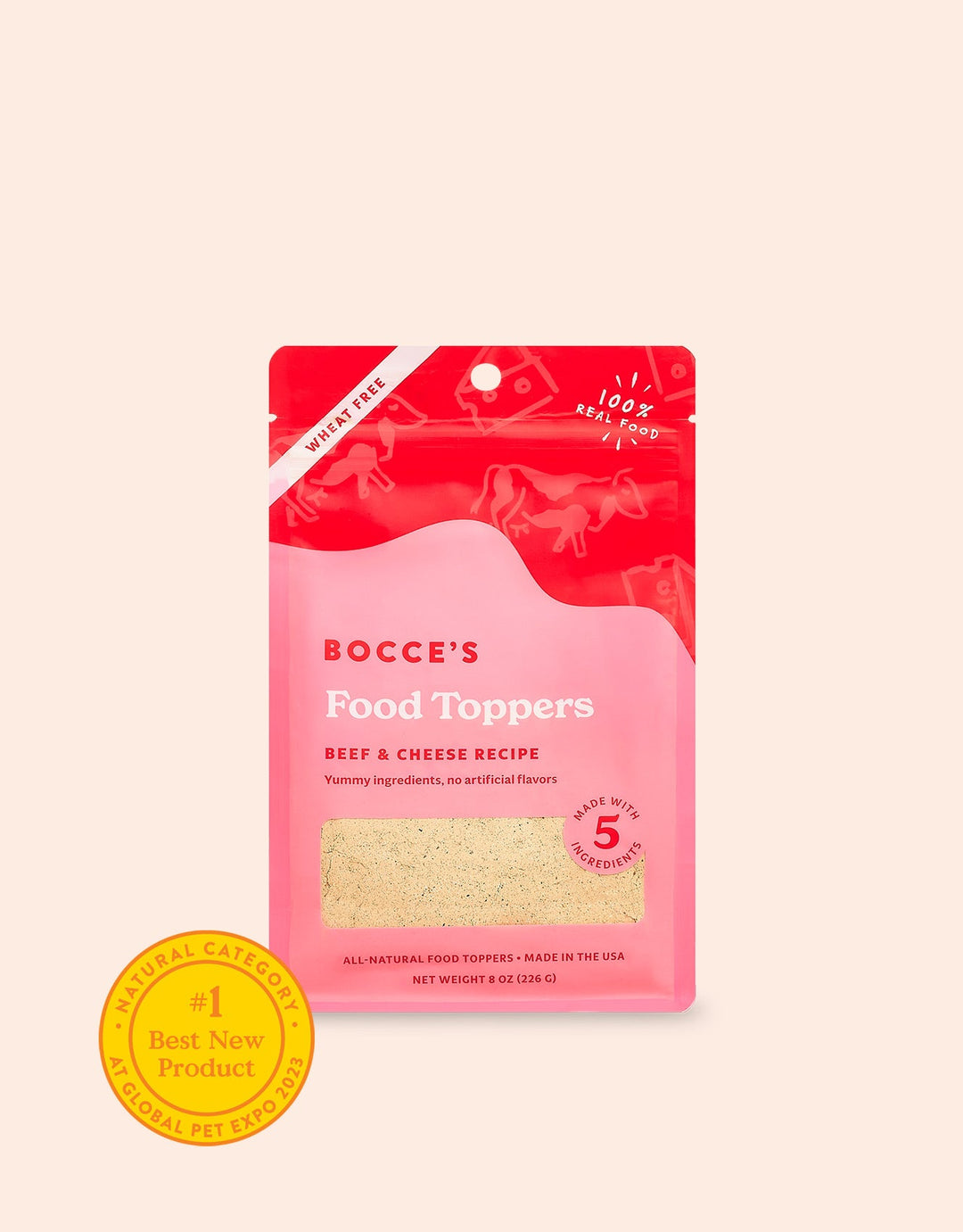 Bocce's Bakery - Beef & Cheese Food Topper