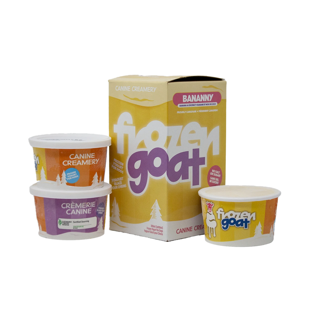 Big Country Raw - Frozen Goat Yogurt - Bananny
