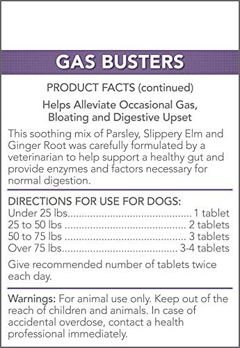 Vet's Best Gas Busters Tablets for Dogs