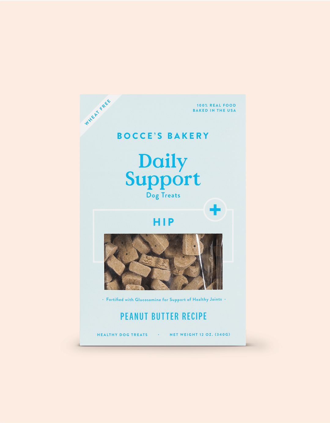 Bocce's Bakery - Daily Support - Hip Peanut Butter Dog Treats