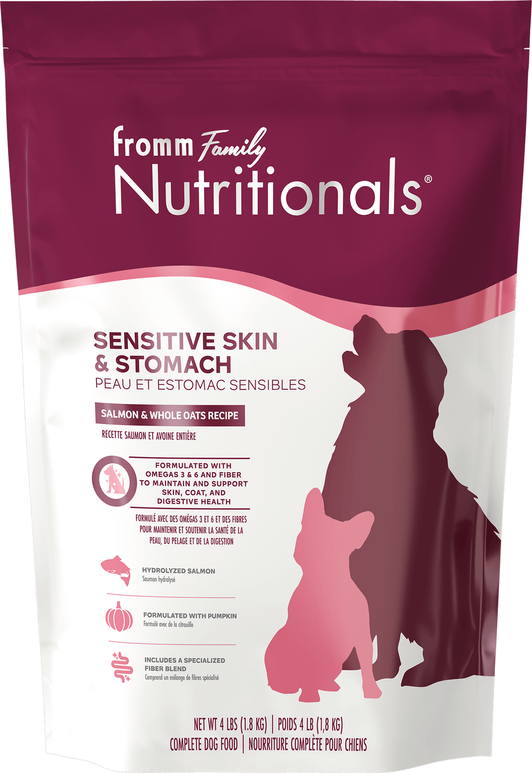 Fromm Nutritionals Sensitive Skin & Stomach Salmon & Whole Oats Recipe Dog Food