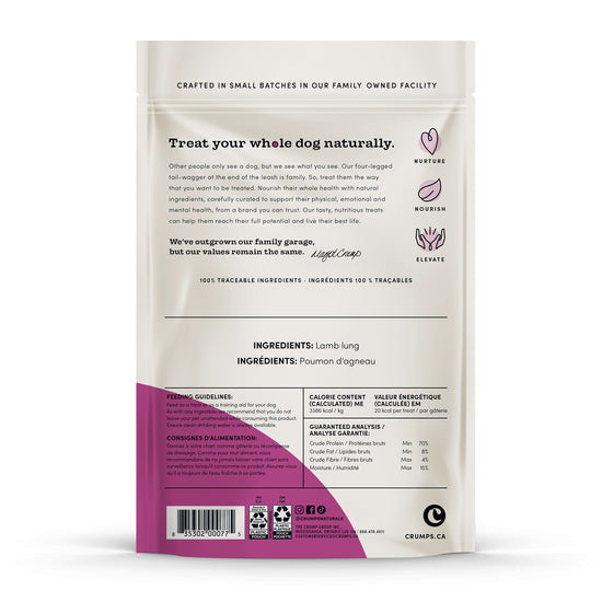 Crumps Naturals Lamb Chop Dog Treats