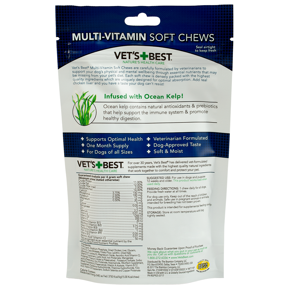 Vet's Best Multi-Vitamin Soft Dog Chews