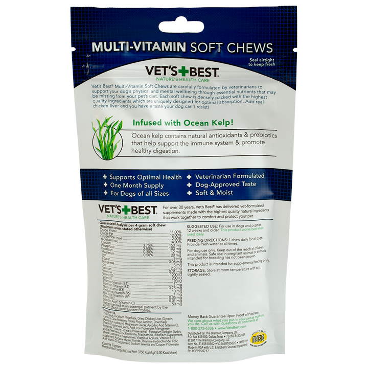 Vet's Best Multi-Vitamin Soft Dog Chews
