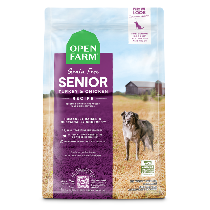 Open Farm Senior Turkey & Chicken Dog Food
