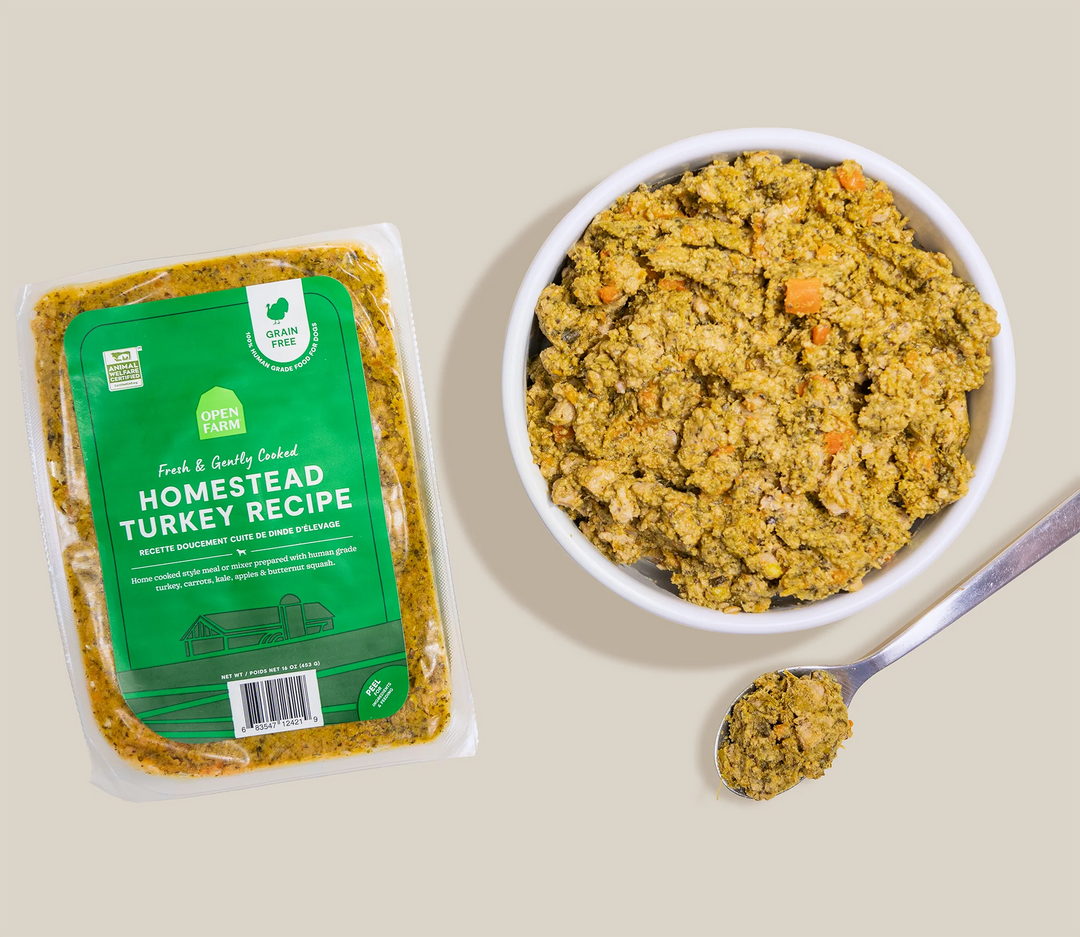 Open Farm Homestead Turkey Gentle Cooked Recipe Frozen Dog Food