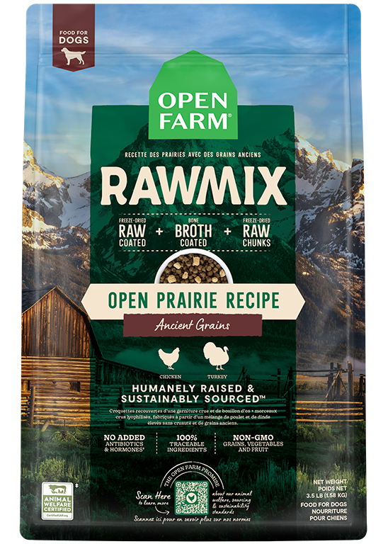 Open Farm Rawmix Open Prairie Recipe With Ancient Grains Dry Dog Food