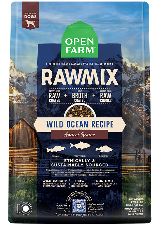 Open Farm Rawmix Wild Ocean Recipe With Ancient Grains Dry Dog Food