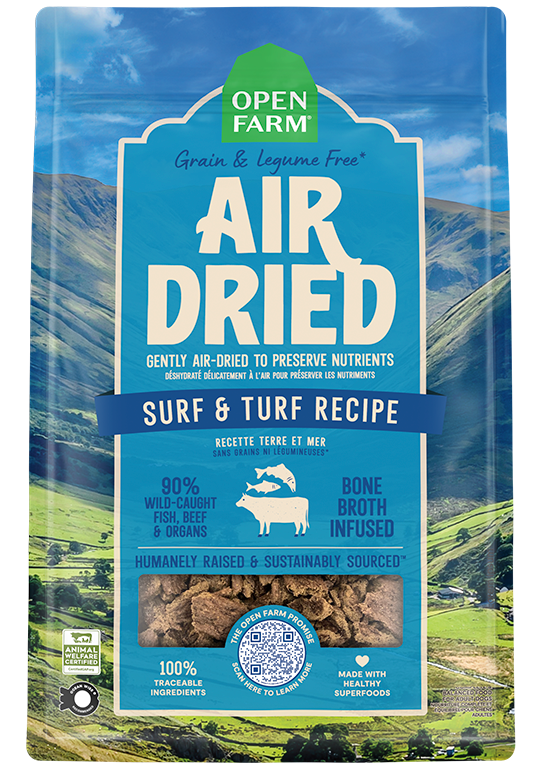 Open Farm Air Dried Surf & Turf Recipe Adult Dog Food