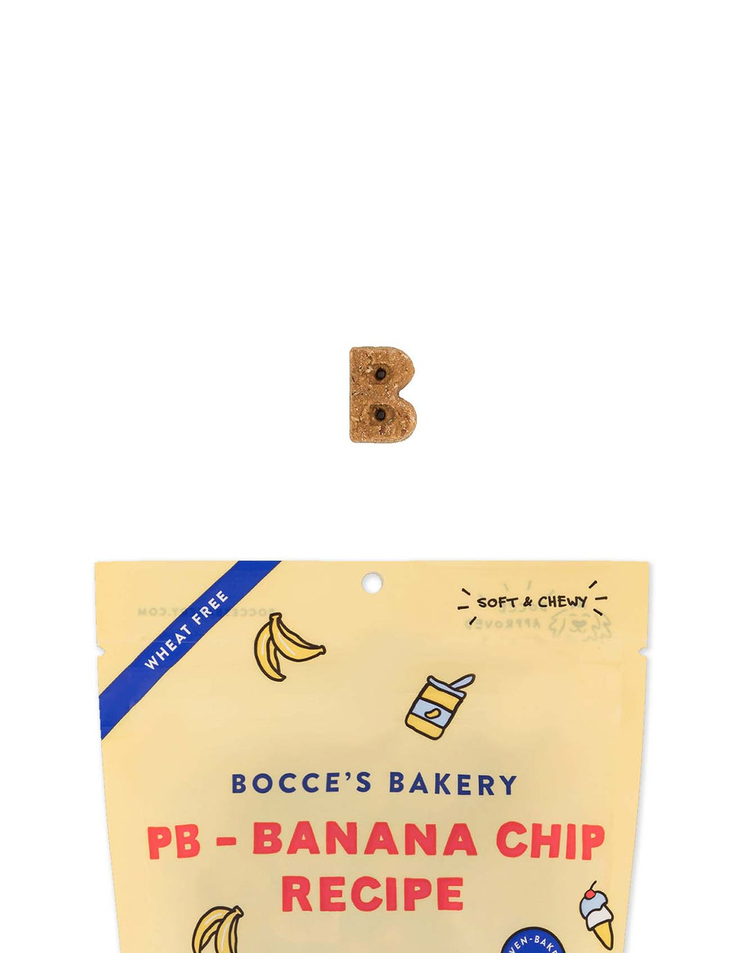 Bocce's Bakery - PB & Banana Chip Dog Treats