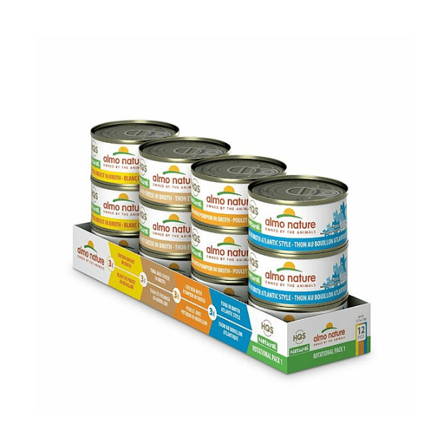 Almo Nature HQS Variety Pack - Chicken and Tuna - Wet Cat Food