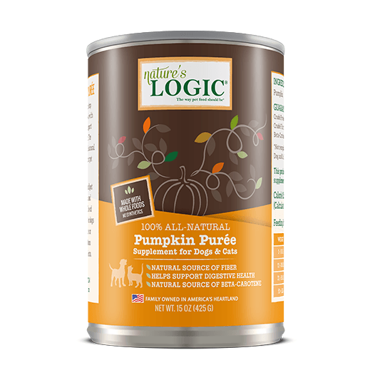 Nature's Logic Canned Pumpkin Puree for Dogs and Cats