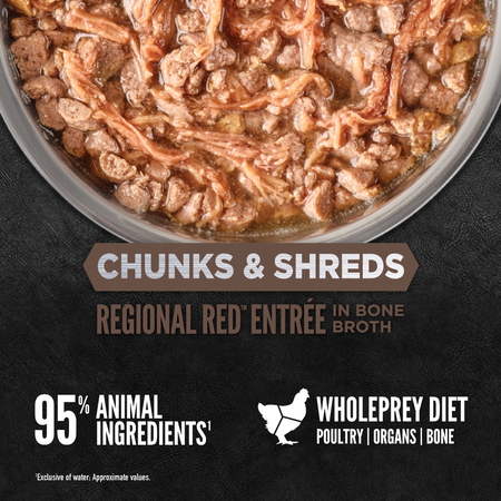 Orijen Regional Red Entree Chunks & Shreds Adult Wet Cat Food