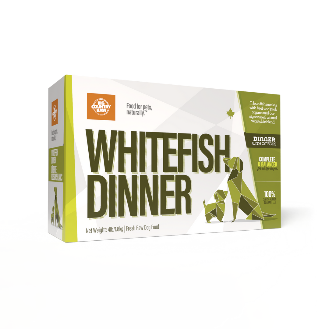 Big Country Raw White Fish Dinner Carton - 4LB