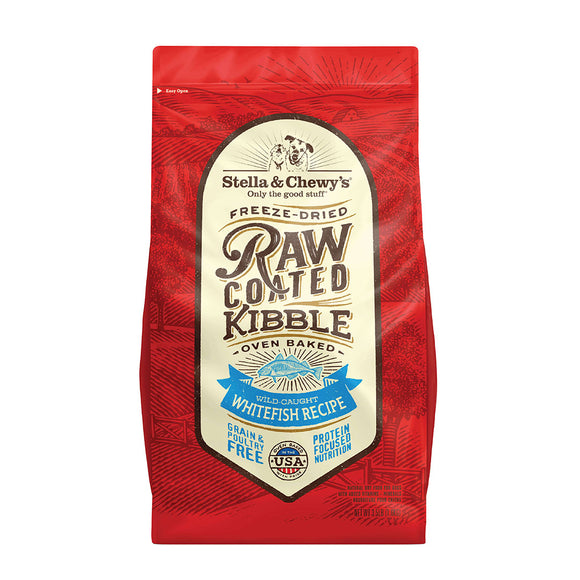 Stella & Chewy's Raw Coated Wild-Caught Whitefish Dry Dog Food