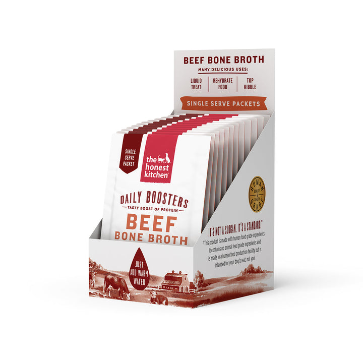 The Honest Kitchen Beef Bone Broth With Turmeric (Packs)