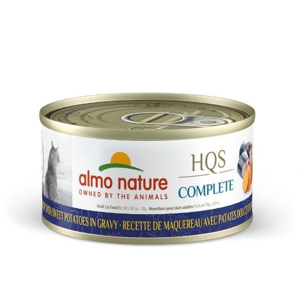 Almo Nature HQS Complete - Mackerel with Sweet Potatoes in Gravy - Wet Cat Food